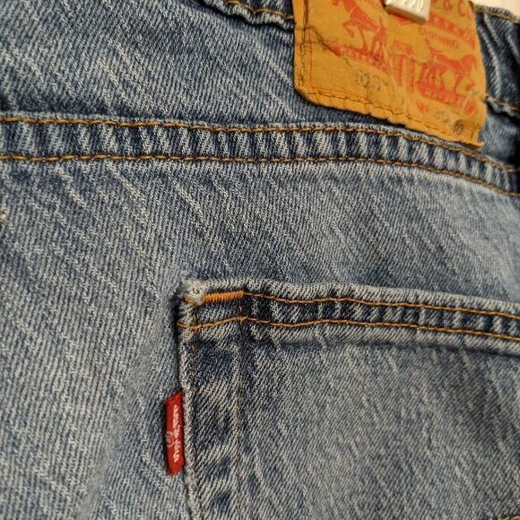 Levi's 513  jean raw hems size L30 W30 G2 - Picture 7 of 15